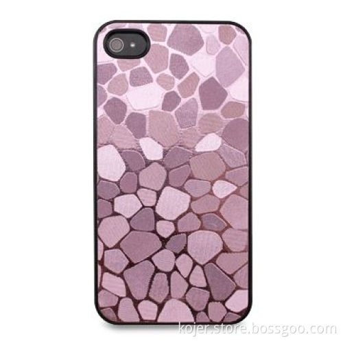 Crystal Case for Apple's iPhone 4, Made of PC and PU Material, Available in Various Colors, Veins